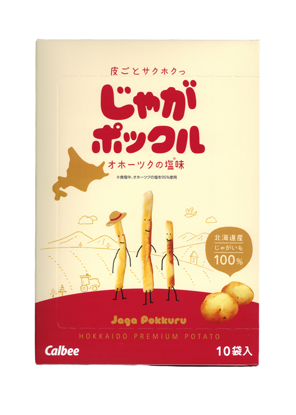 じゃがポックル オホーツクの焼塩味 18g×10袋入 じゃがポックル オホーツクの焼塩味 18g×10袋入