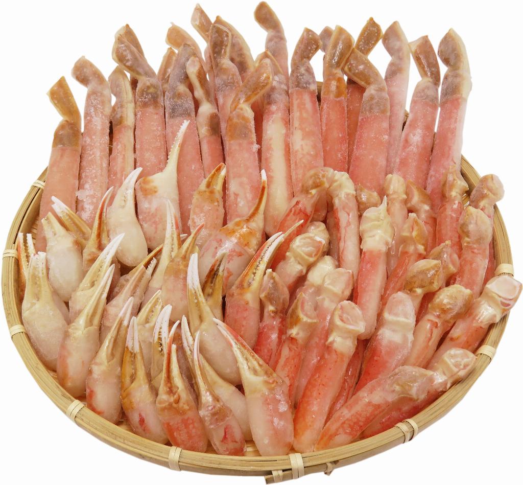 【商品番号57】　生冷凍ずわい蟹しゃぶ鍋セット 合せて約1.5kg