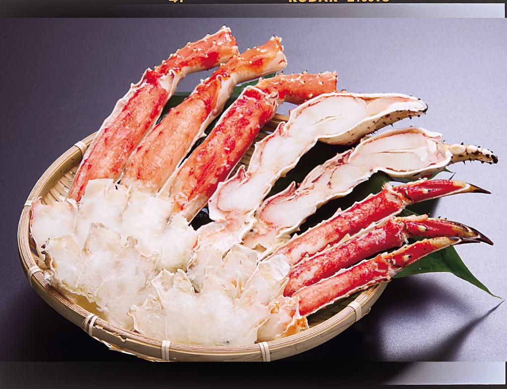 【商品番号6】ボイルたらば蟹ビードロカット(半剥き)セット 約700g [化粧箱入]