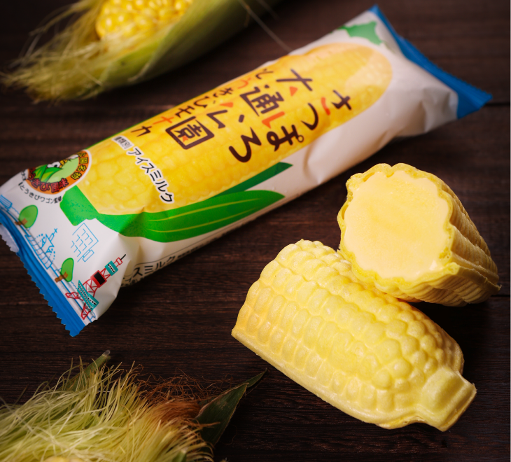 長沼あいす　さっぽろ大通公園　とうきびモナカアイス　130ml